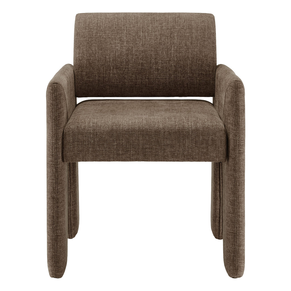 Daven Fabric Upholstered Dining Chair - Mocha