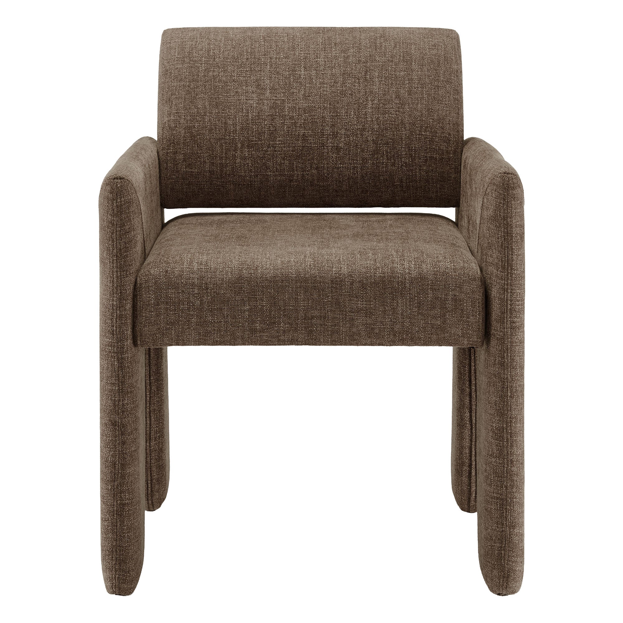 Daven Fabric Upholstered Dining Chair - Mocha