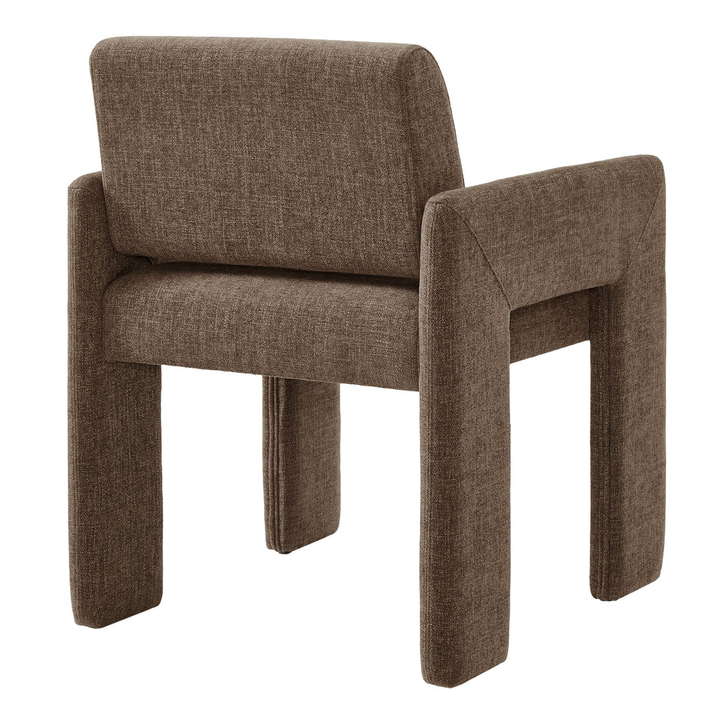 Daven Fabric Upholstered Dining Chair - Mocha