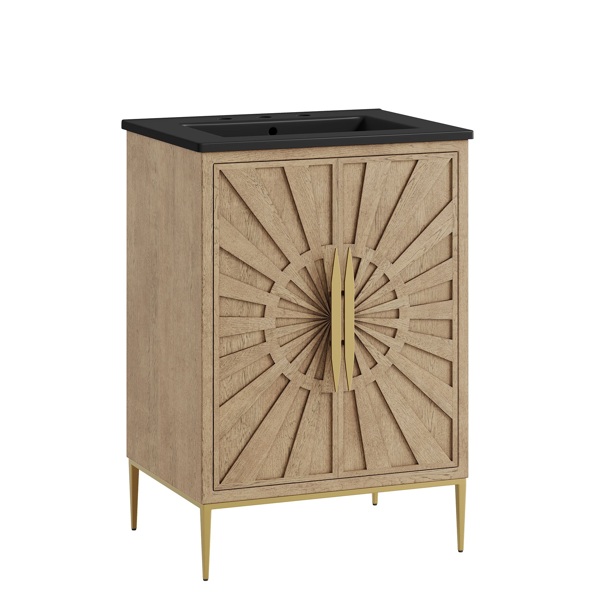 Awaken 24" Bathroom Vanity - Oak Black