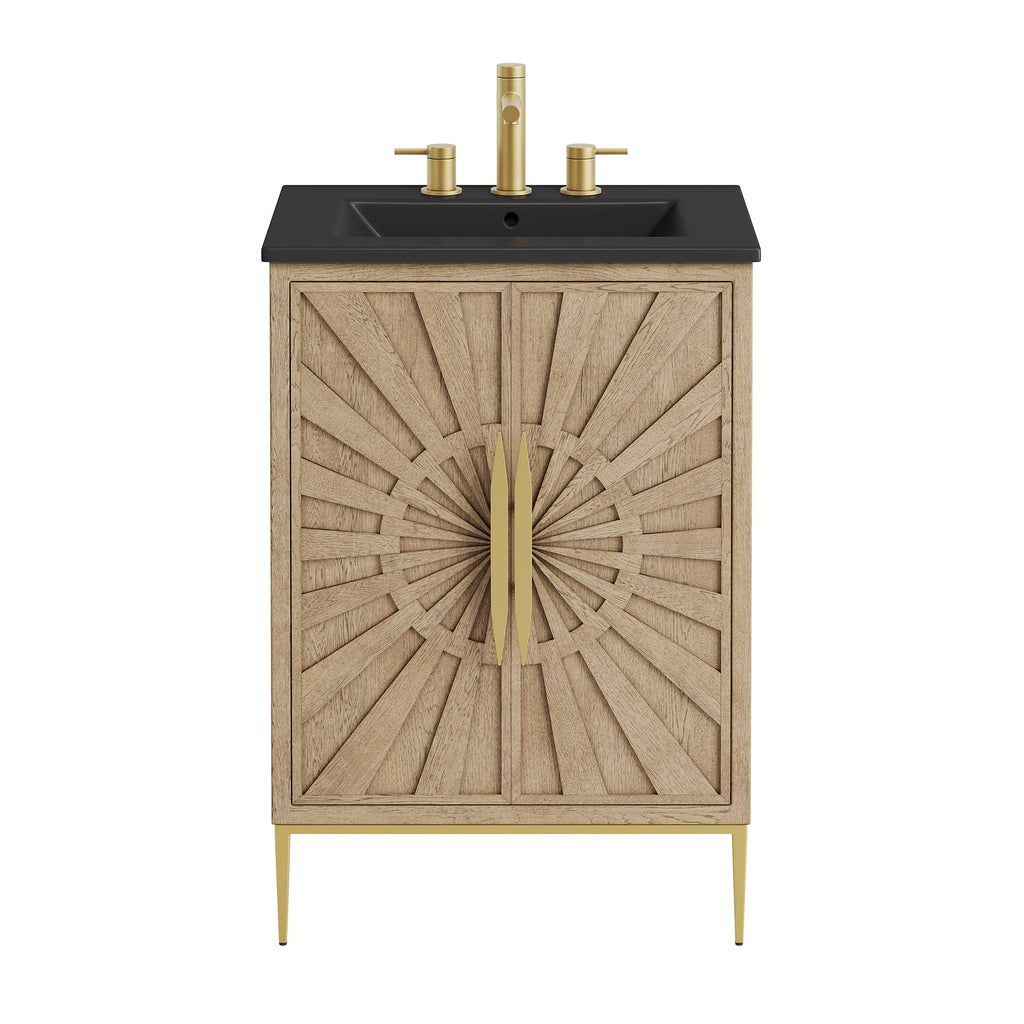 Awaken 24" Bathroom Vanity - Oak Black