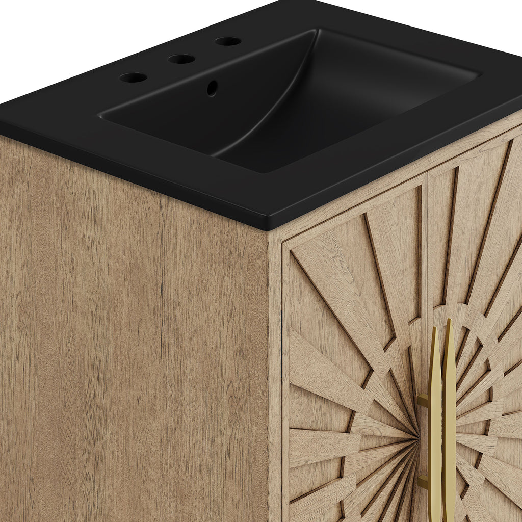 Awaken 24" Bathroom Vanity - Oak Black