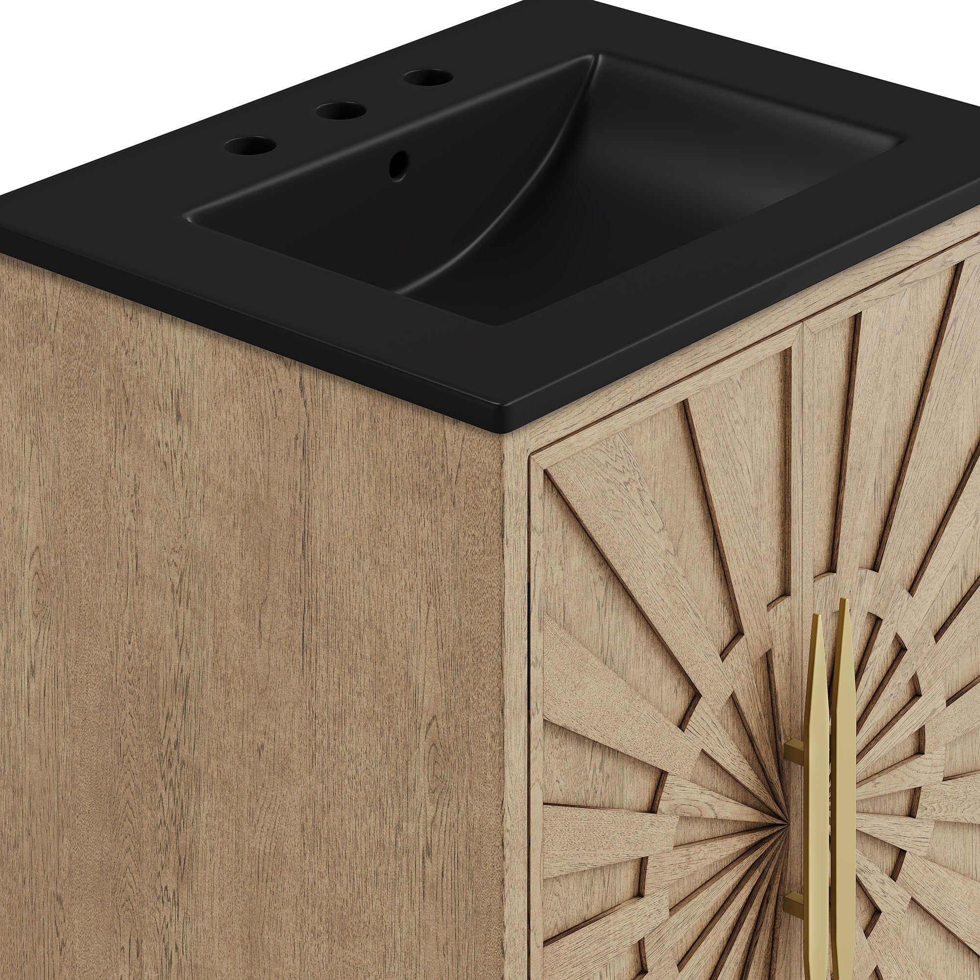 Awaken 24" Bathroom Vanity - Oak Black