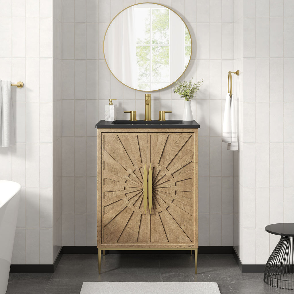 Awaken 24" Bathroom Vanity - Oak Black