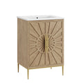 Awaken 24" Bathroom Vanity - Oak White