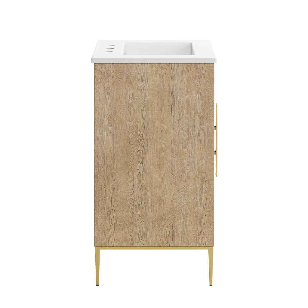 Awaken 24" Bathroom Vanity - Oak White