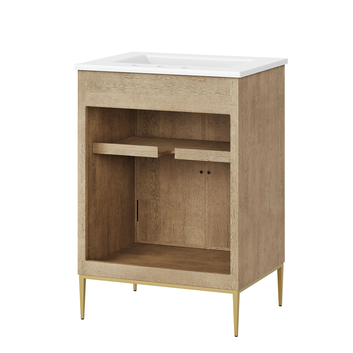 Awaken 24" Bathroom Vanity - Oak White