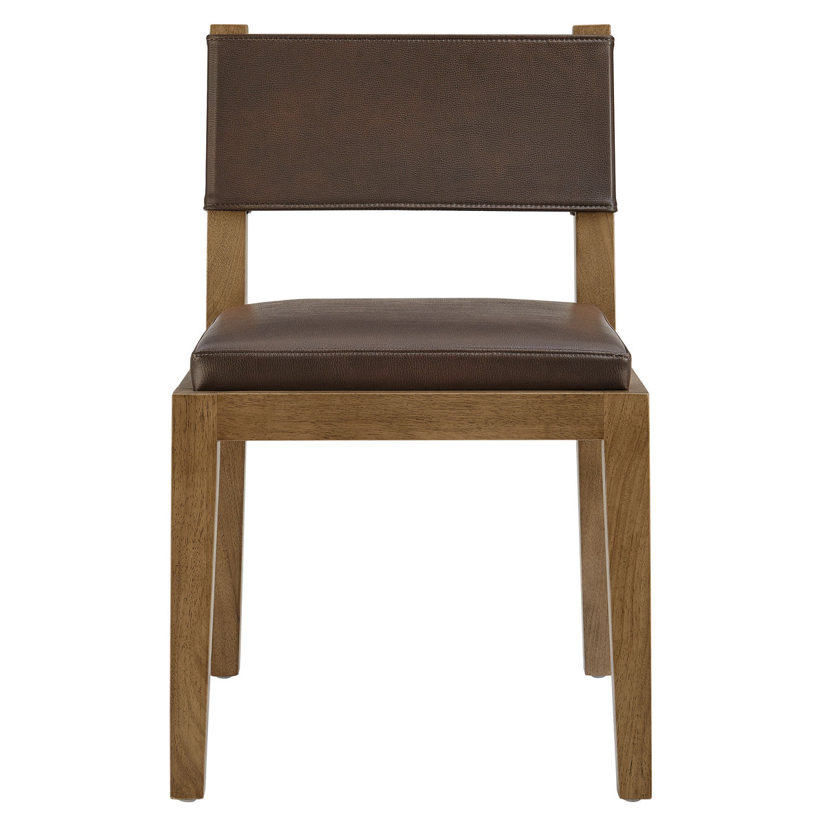 Calder Vegan Leather Dining Side Chair - Espresso
