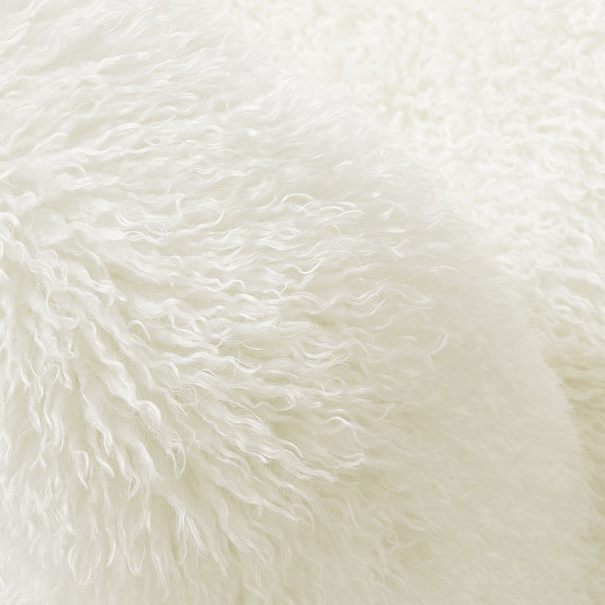 Mina Faux Fur Accent Chair - White