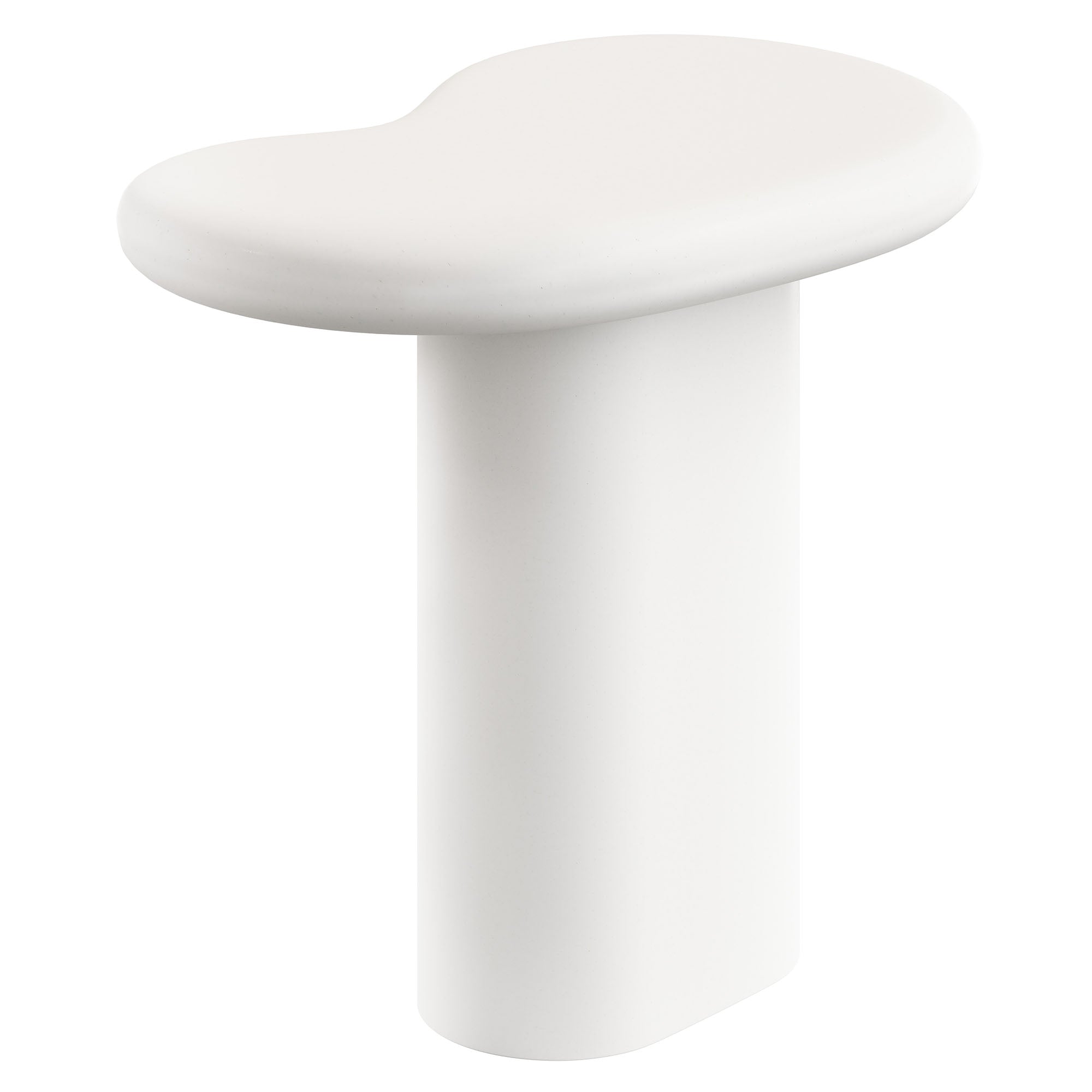 Elowen Outdoor Patio Side Table - White