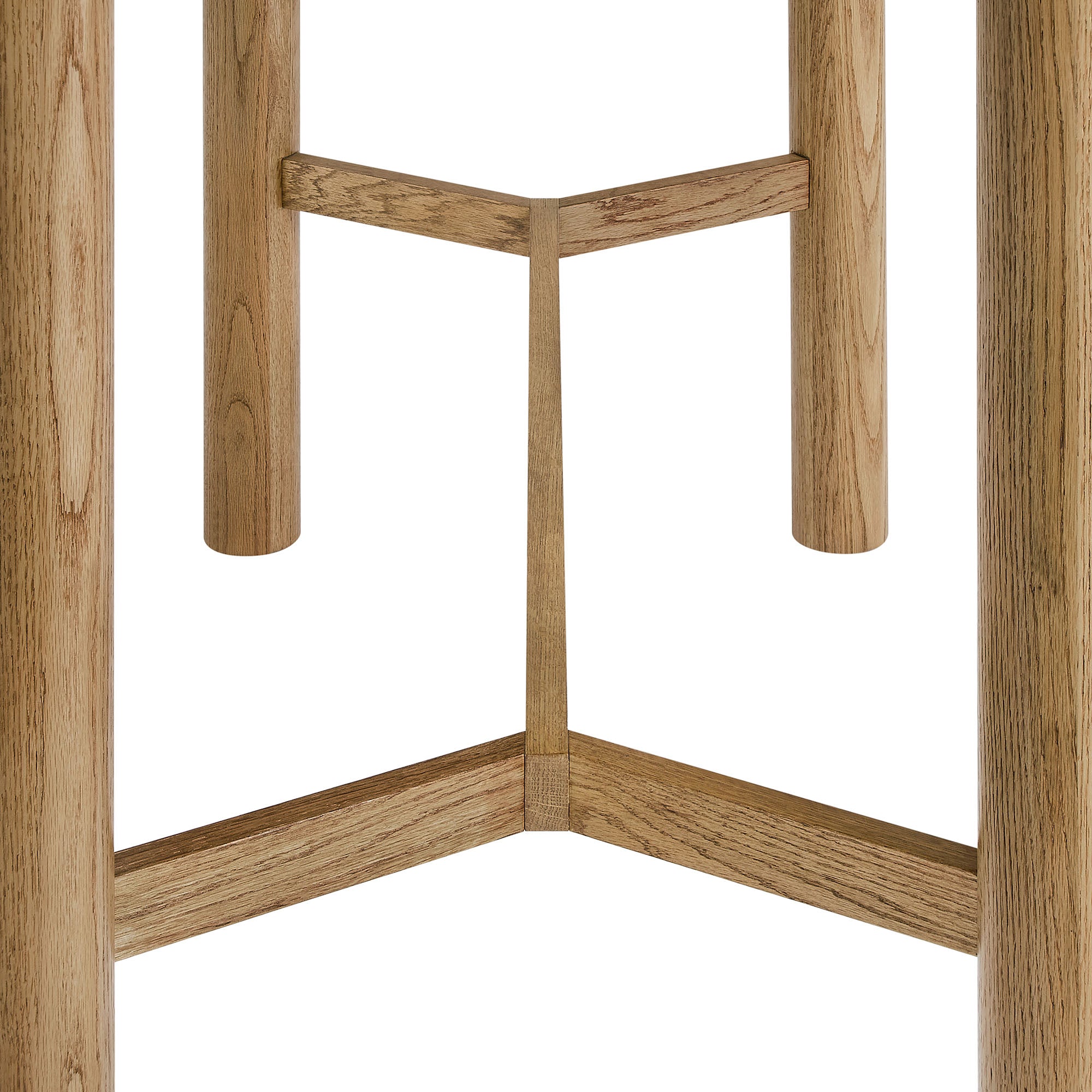 Alvia Rectangular 60" Oak Wood Bar Table - Weathered Oak
