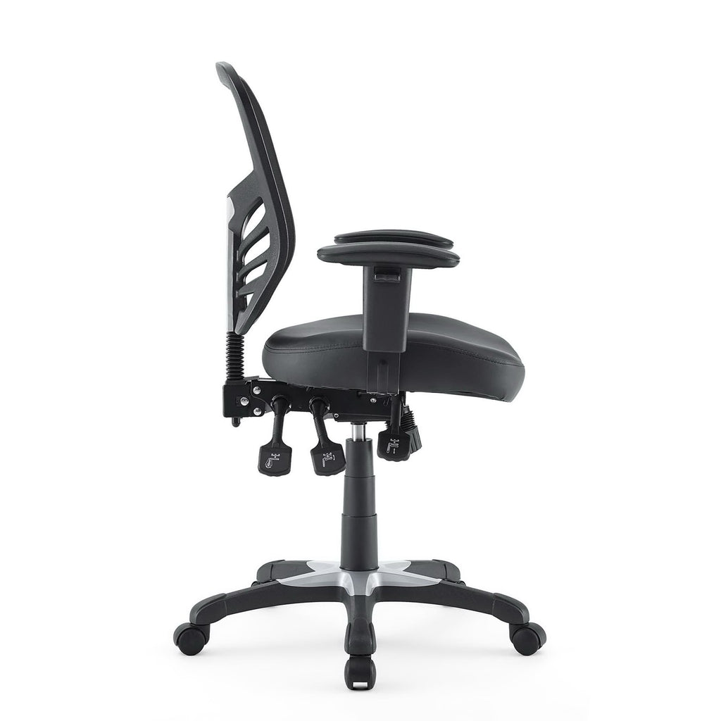 Articulate Vinyl Office Chair - Black