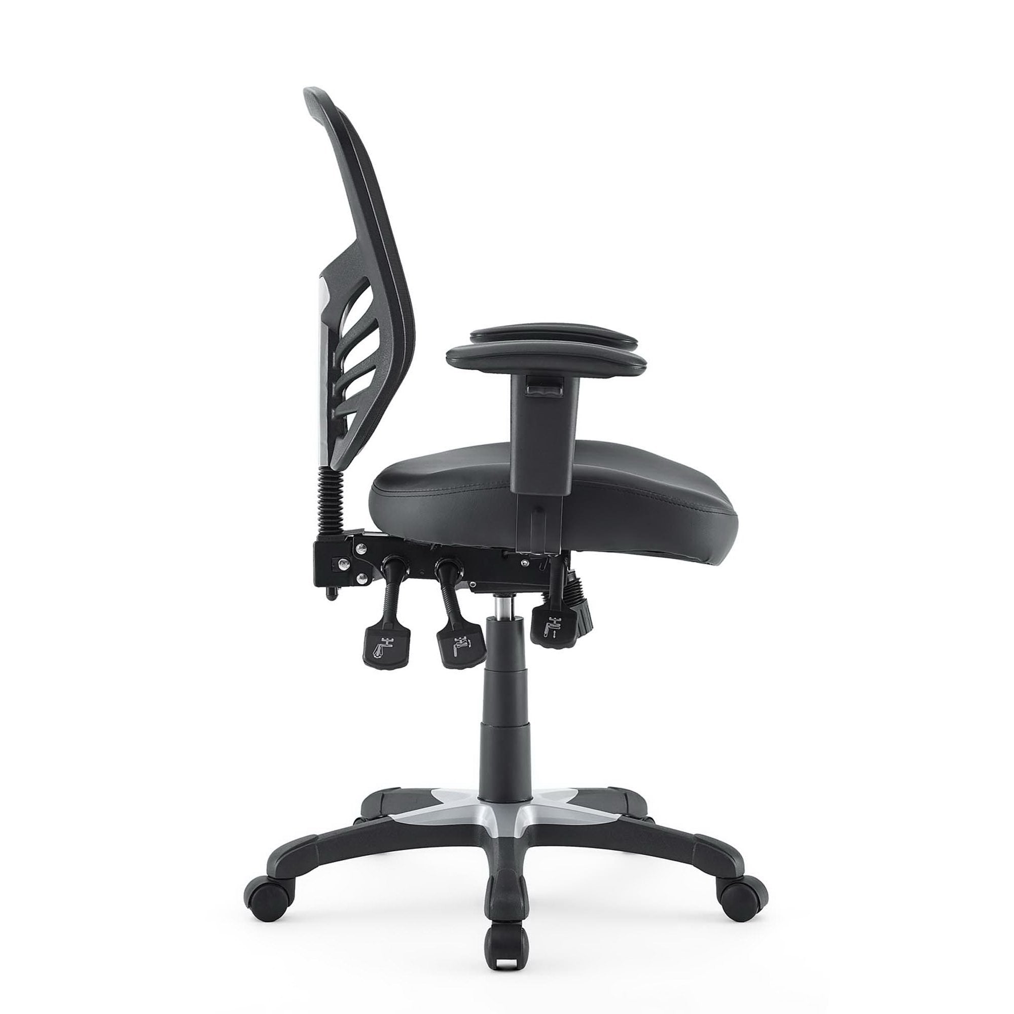Articulate Vinyl Office Chair - Black