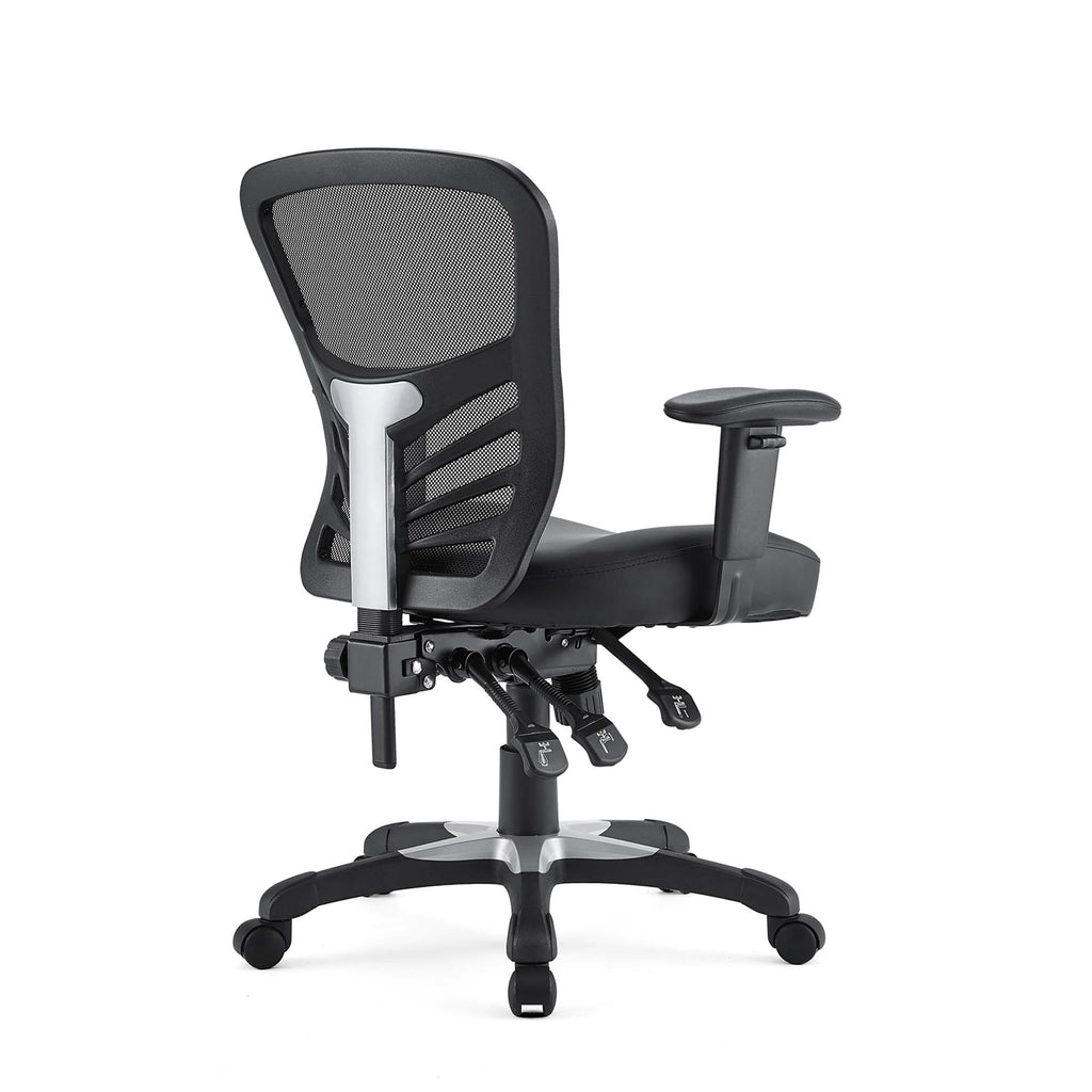 Articulate Vinyl Office Chair - Black