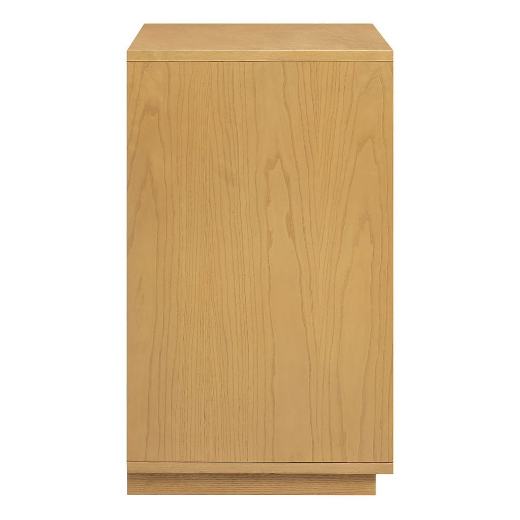 Aiko 39 Inch Japandi Accent Cabinet - Light Oak