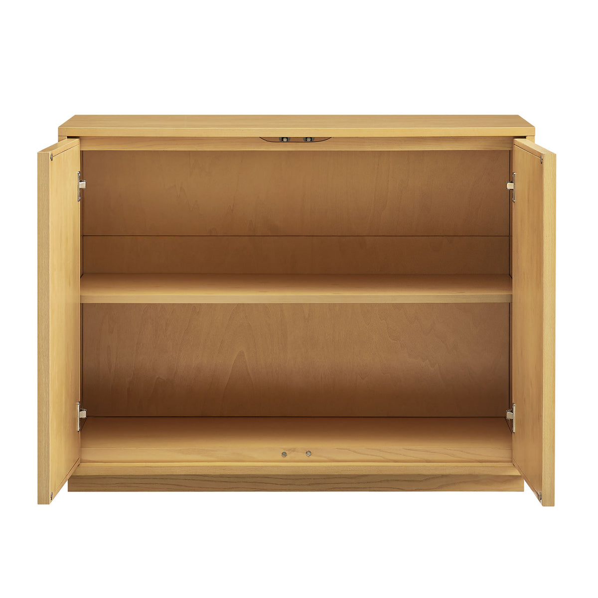 Aiko 39 Inch Japandi Accent Cabinet - Light Oak
