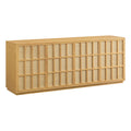 Aiko 76 Inch Japandi Sideboard - Light Oak