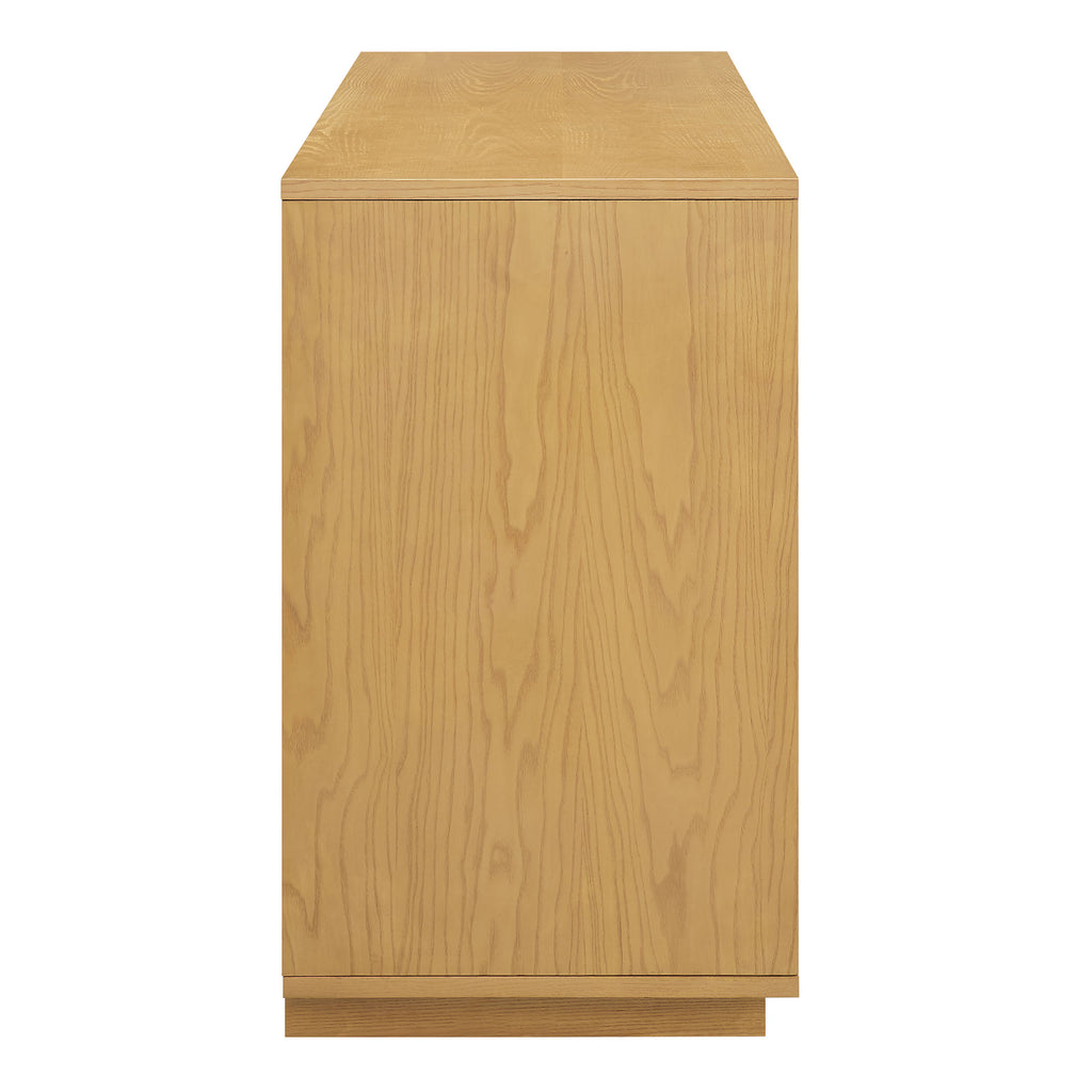 Aiko 76 Inch Japandi Sideboard - Light Oak