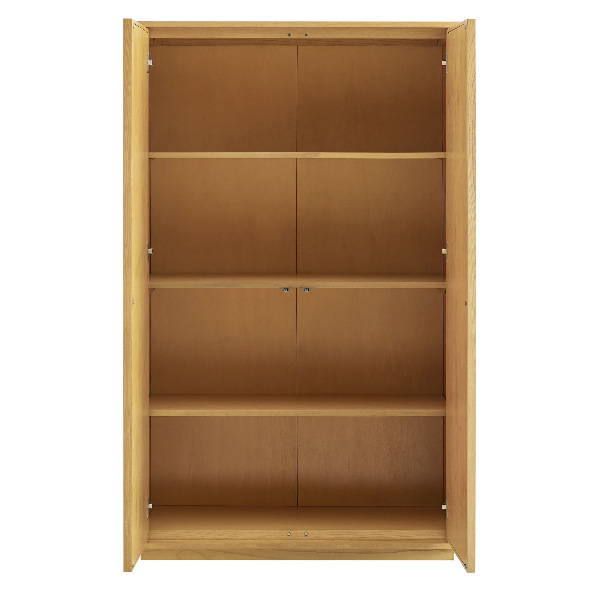 Aiko 64 Inch Tall Japandi Storage Cabinet - Light Oak