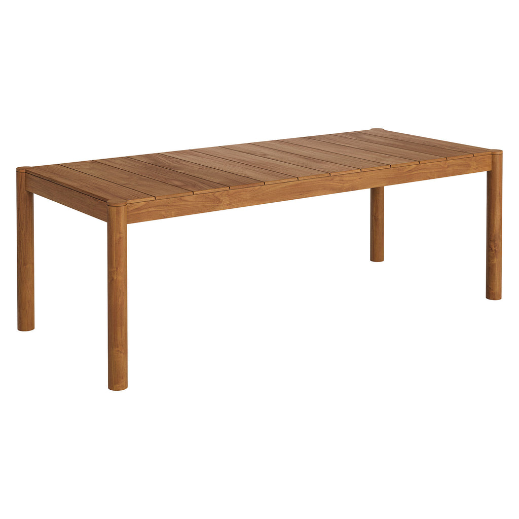 Eleni 7 Piece Outdoor Patio Teak Wood Dining Set - Natural Sail