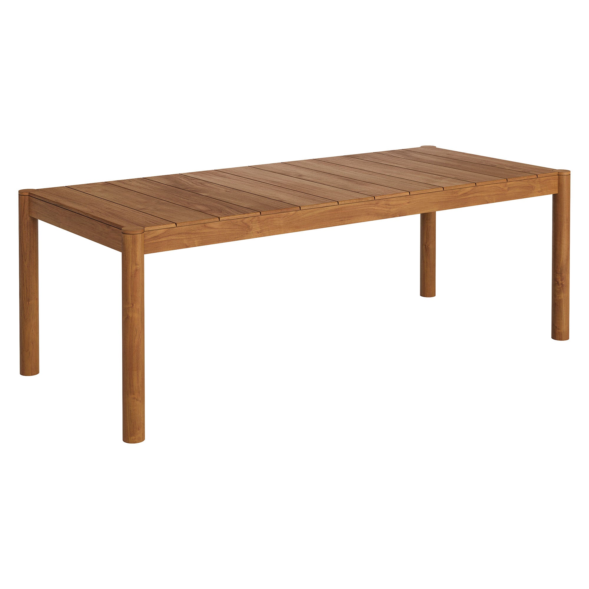 Eleni 7 Piece Outdoor Patio Teak Wood Dining Set - Natural Sail