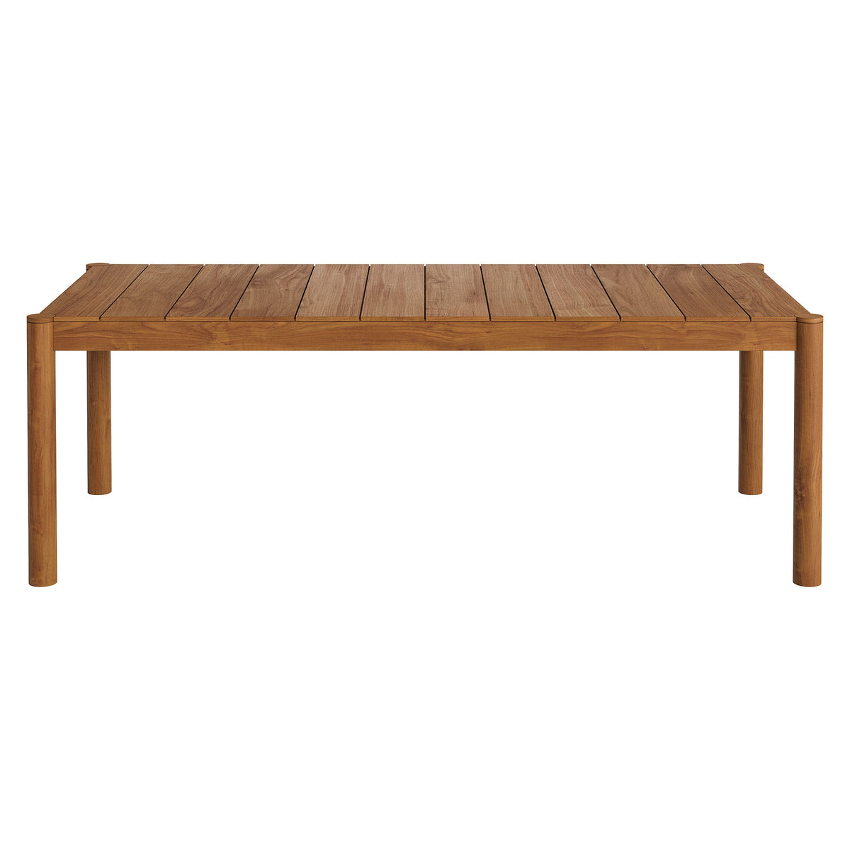 Eleni 7 Piece Outdoor Patio Teak Wood Dining Set - Natural Sail
