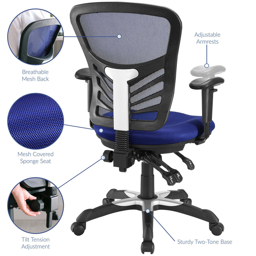 Articulate Mesh Office Chair - Blue