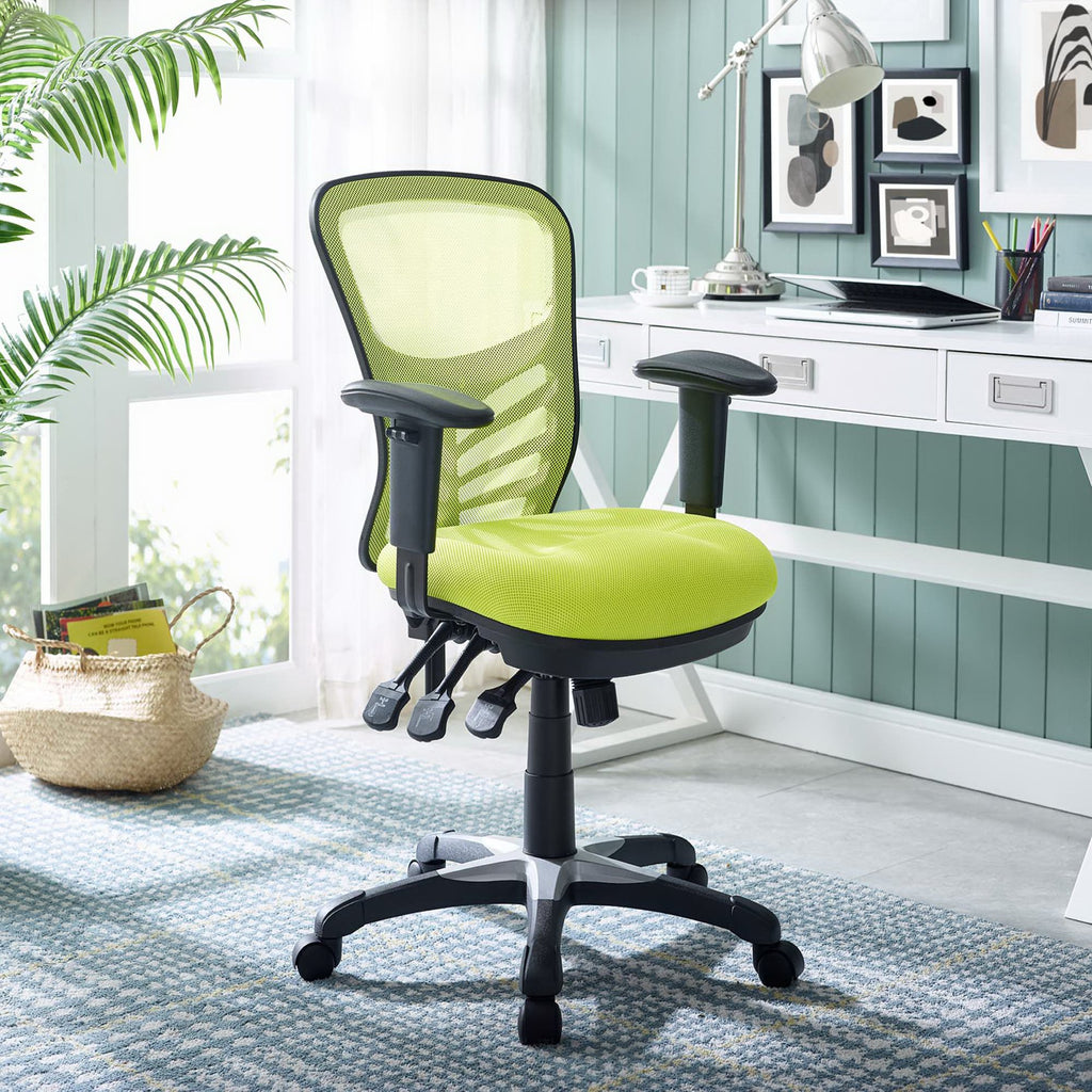 Articulate Mesh Office Chair - Green