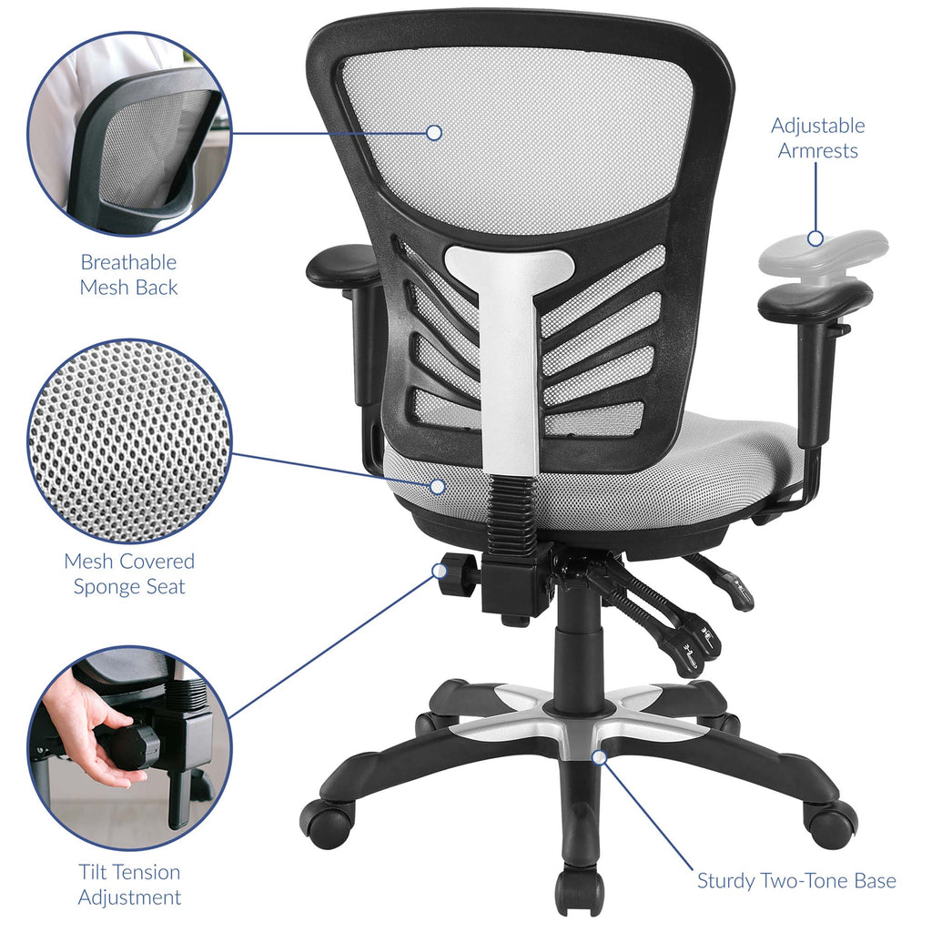 Articulate Mesh Office Chair - Gray