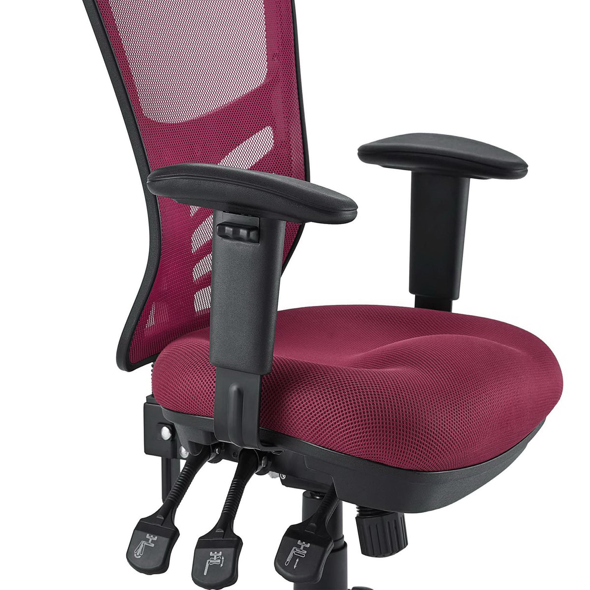 Articulate Mesh Office Chair - Red