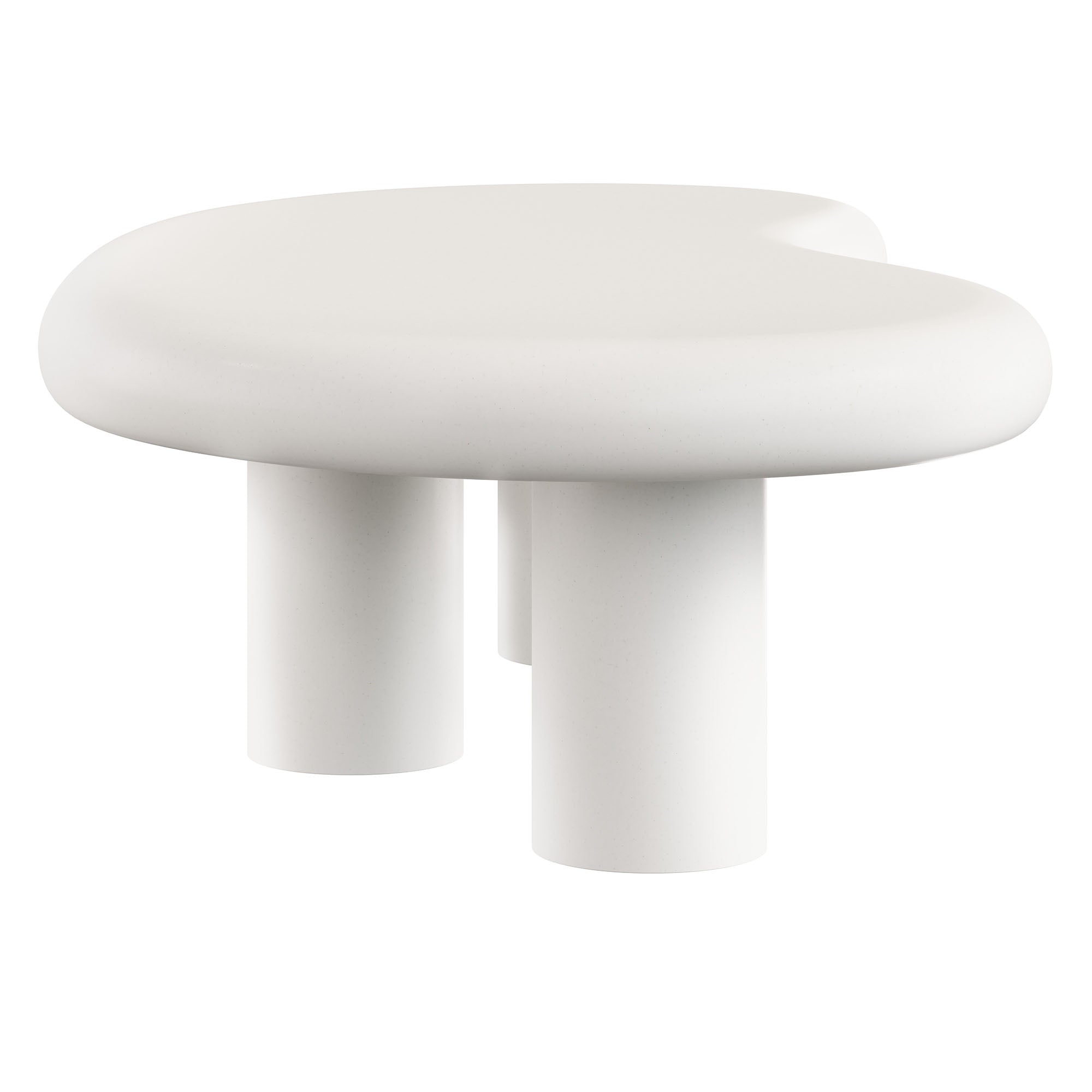 Elowen Outdoor Patio Coffee Table - White