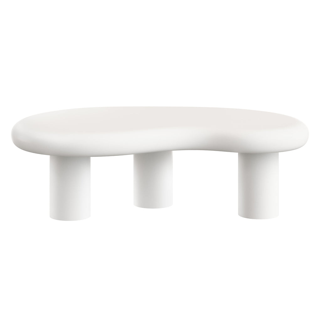 Elowen Outdoor Patio Coffee Table - White