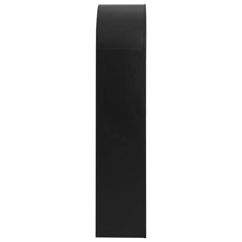 Caleb 4 Arched Display Shelf Bookcase - Black