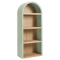 Caleb 4 Arched Display Shelf Bookcase - Sage