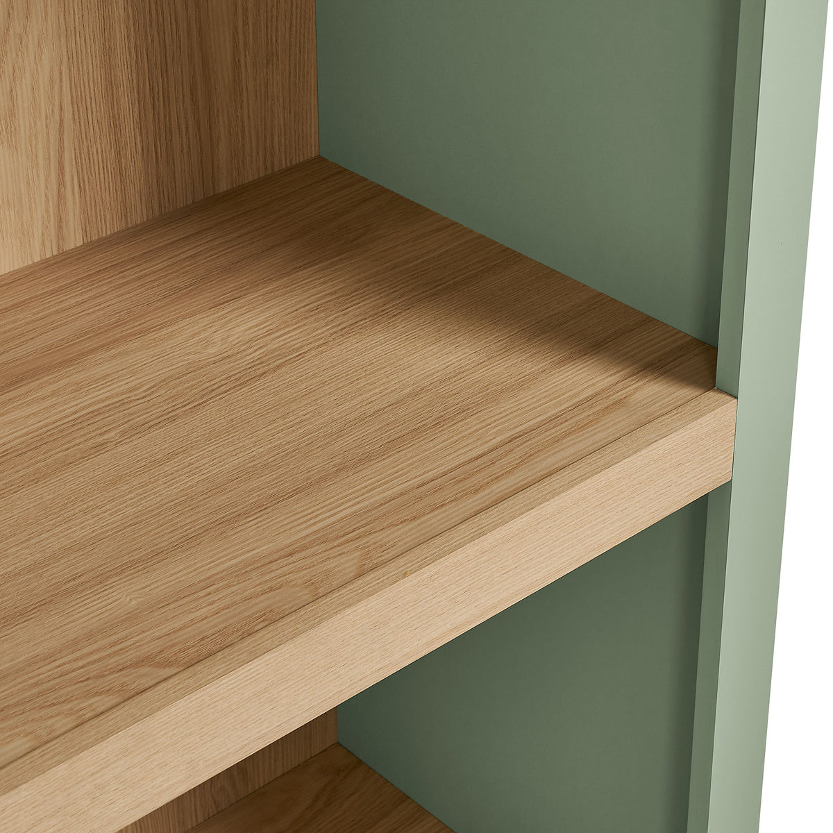 Caleb 4 Arched Display Shelf Bookcase - Sage