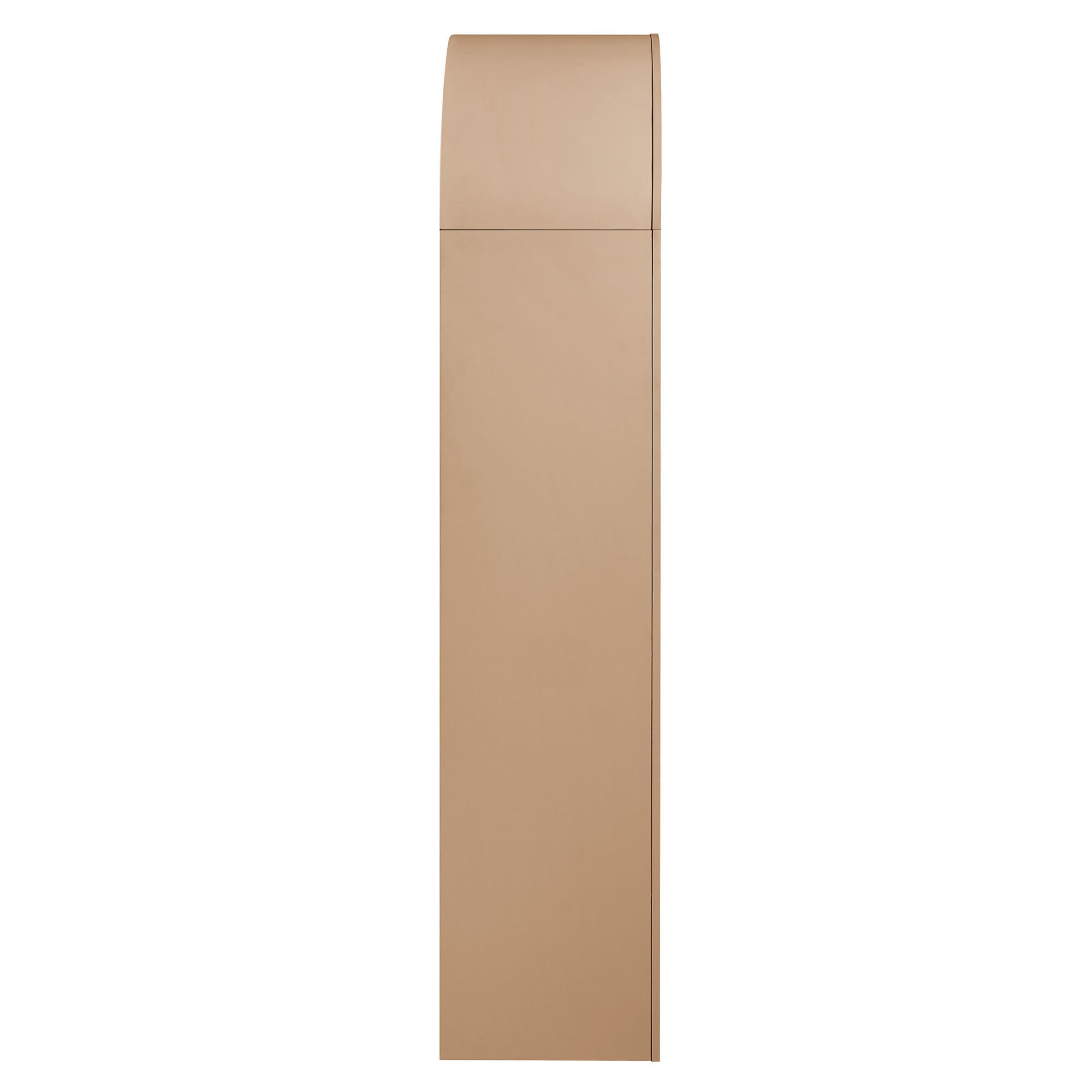 Caleb 4 Arched Display Shelf Bookcase - Tan