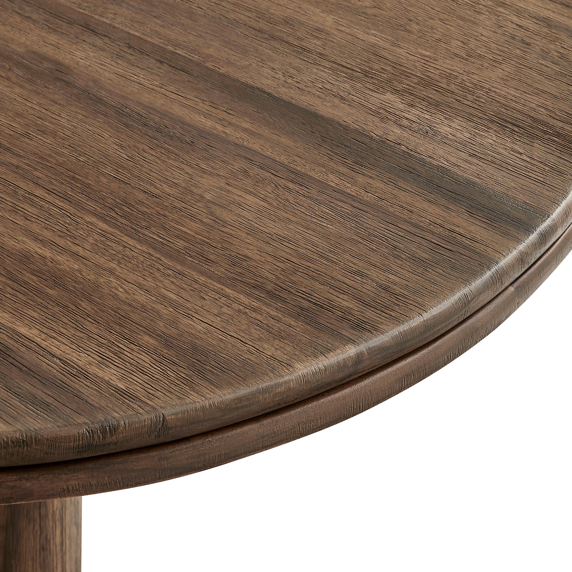 Neo 31 Inch Round Indoor - Outdoor Patio Patio Wood Bar Table - Cocoa Brown