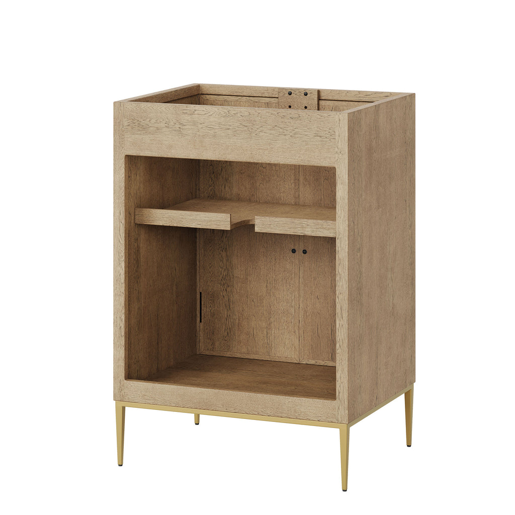 Awaken 24" Bathroom Vanity Cabinet - Oak