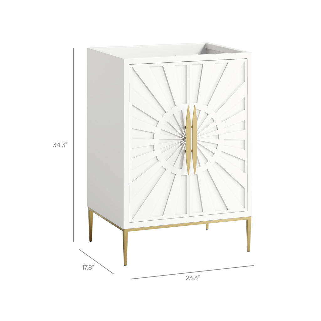 Awaken 24" Bathroom Vanity Cabinet - White