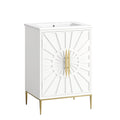 Awaken 24" Bathroom Vanity - White White