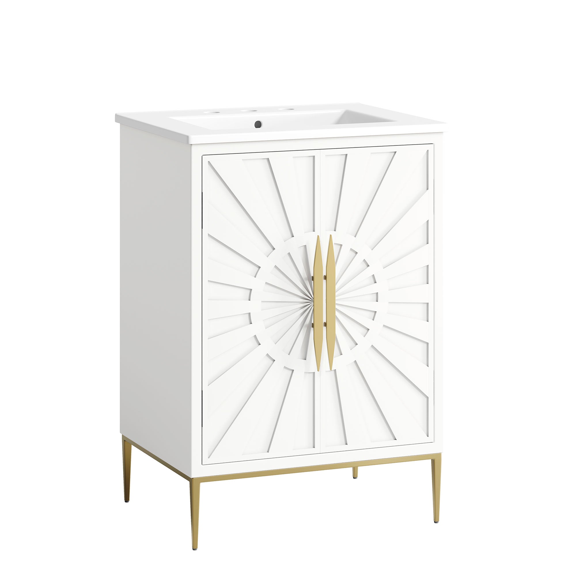 Awaken 24" Bathroom Vanity - White White