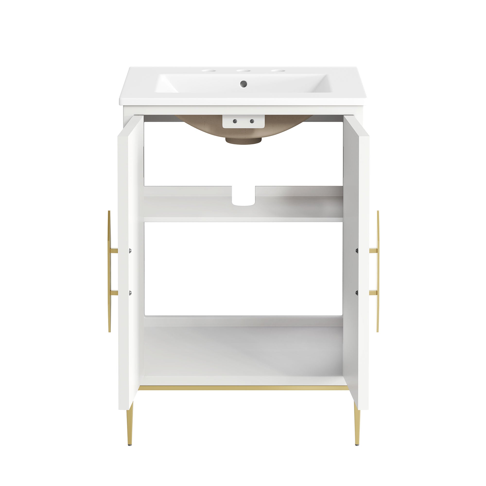 Awaken 24" Bathroom Vanity - White White