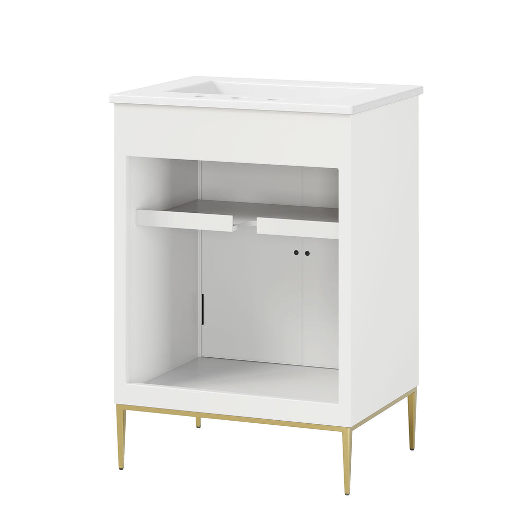 Awaken 24" Bathroom Vanity - White White