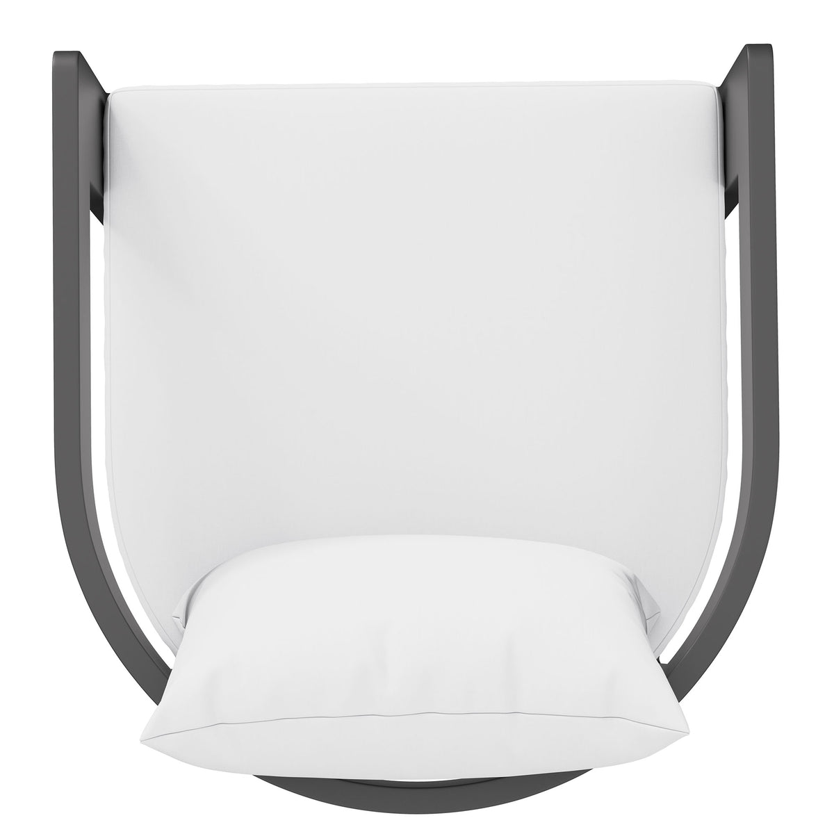Tahoe Outdoor Patio Patio Aluminum Counter Stool - White