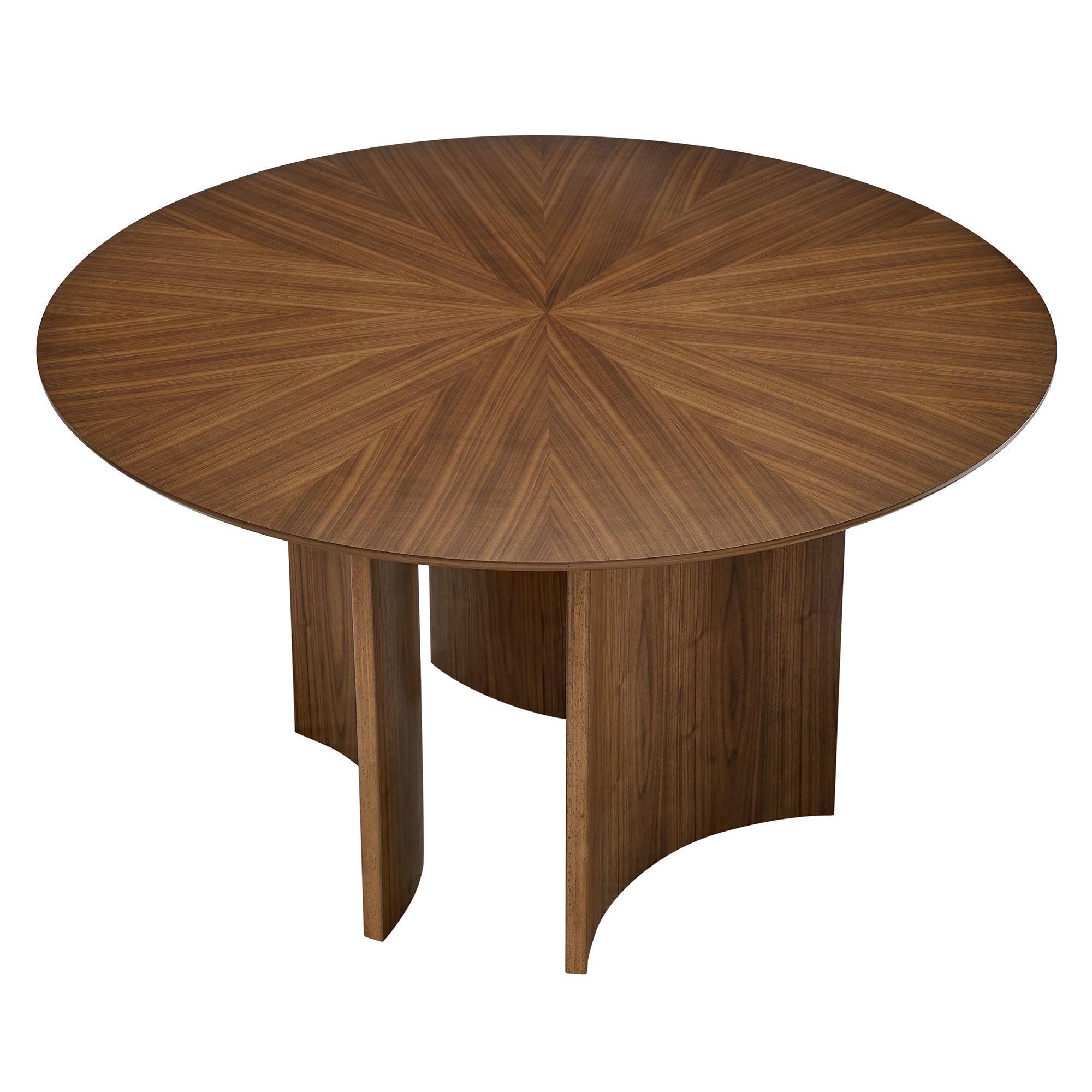 Sloane 54 Inch Round Dining Table - Walnut