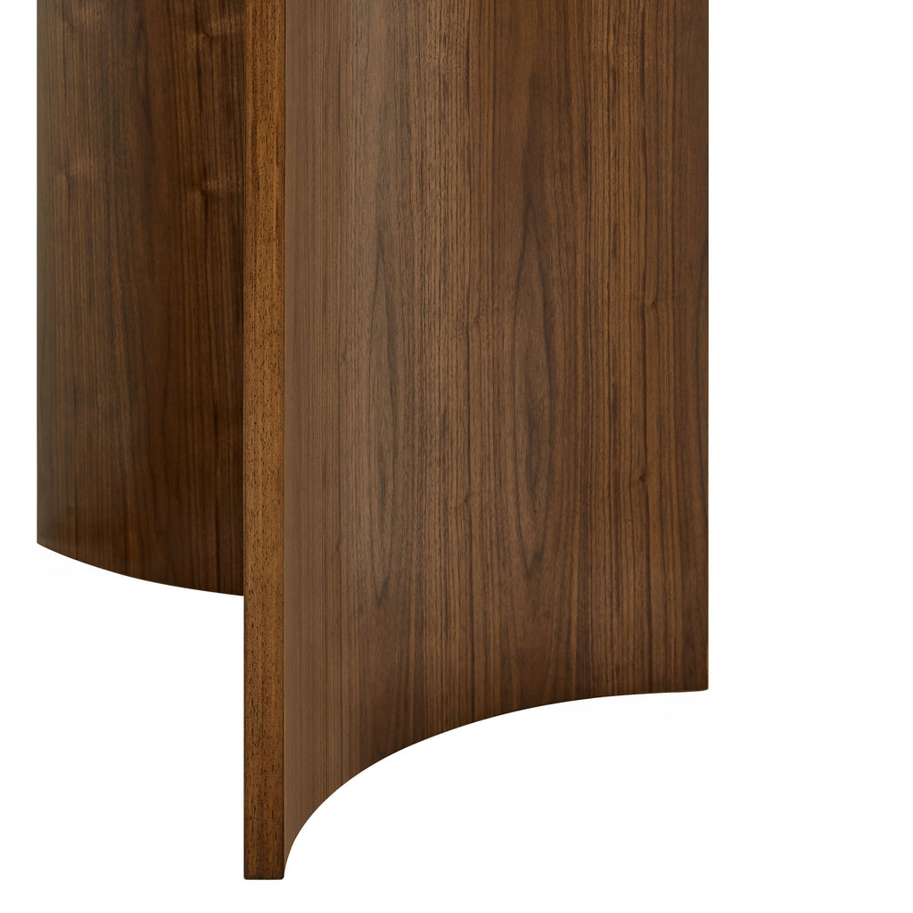 Sloane 54 Inch Round Dining Table - Walnut