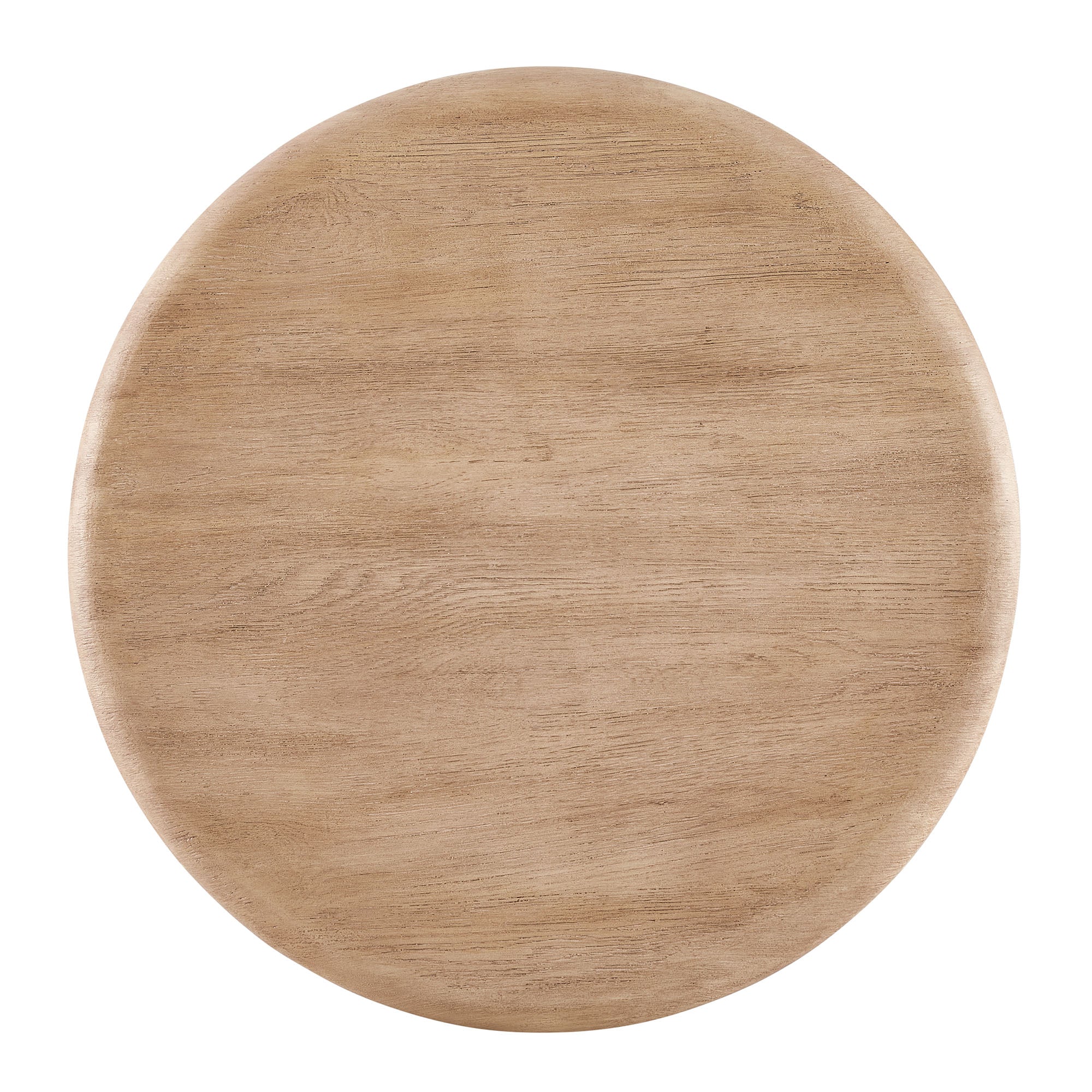 Tori 31 Inch Round Indoor and Outdoor Patio Coffee Table - Oak
