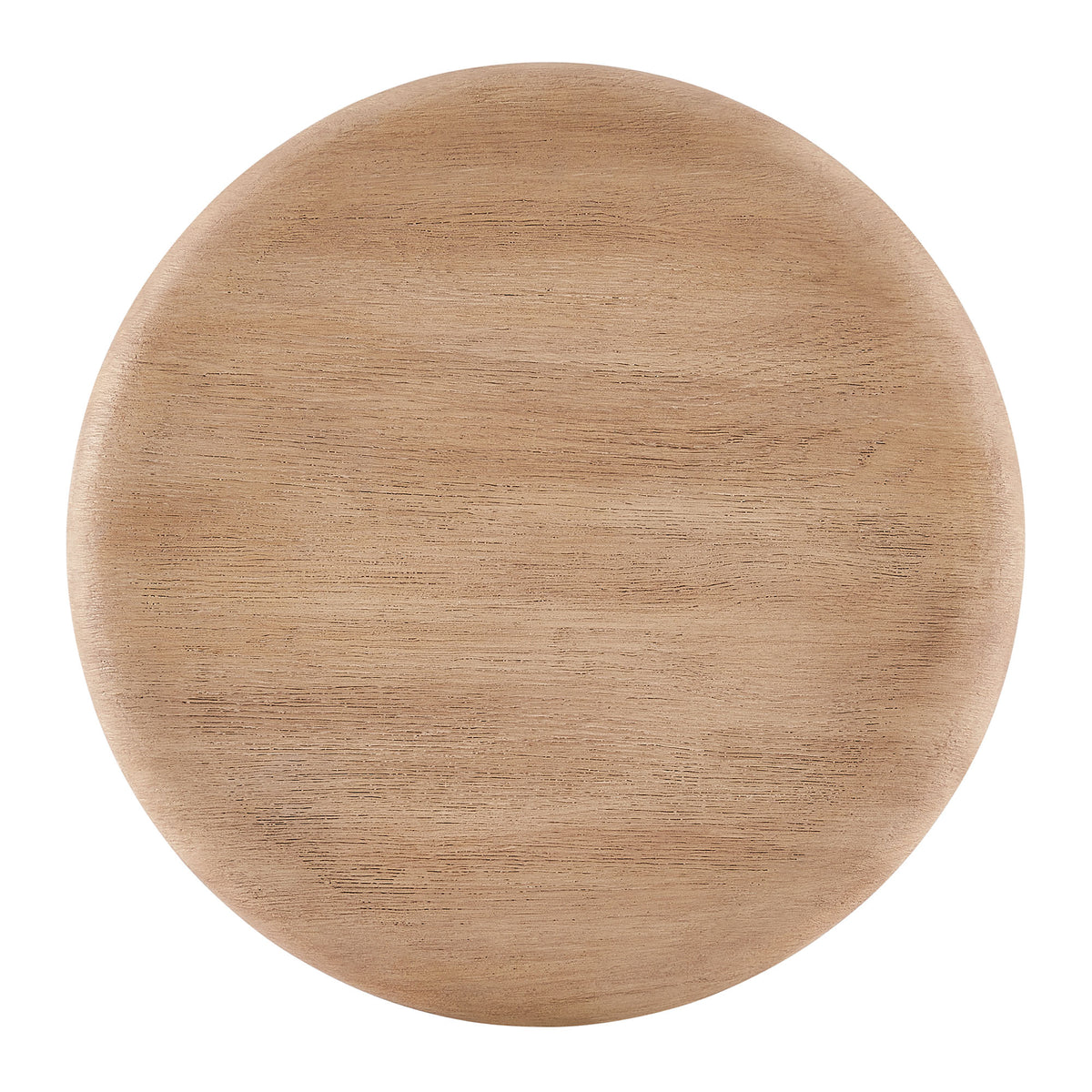 Tori 20 Inch Round Indoor and Outdoor Patio Side Table - Oak