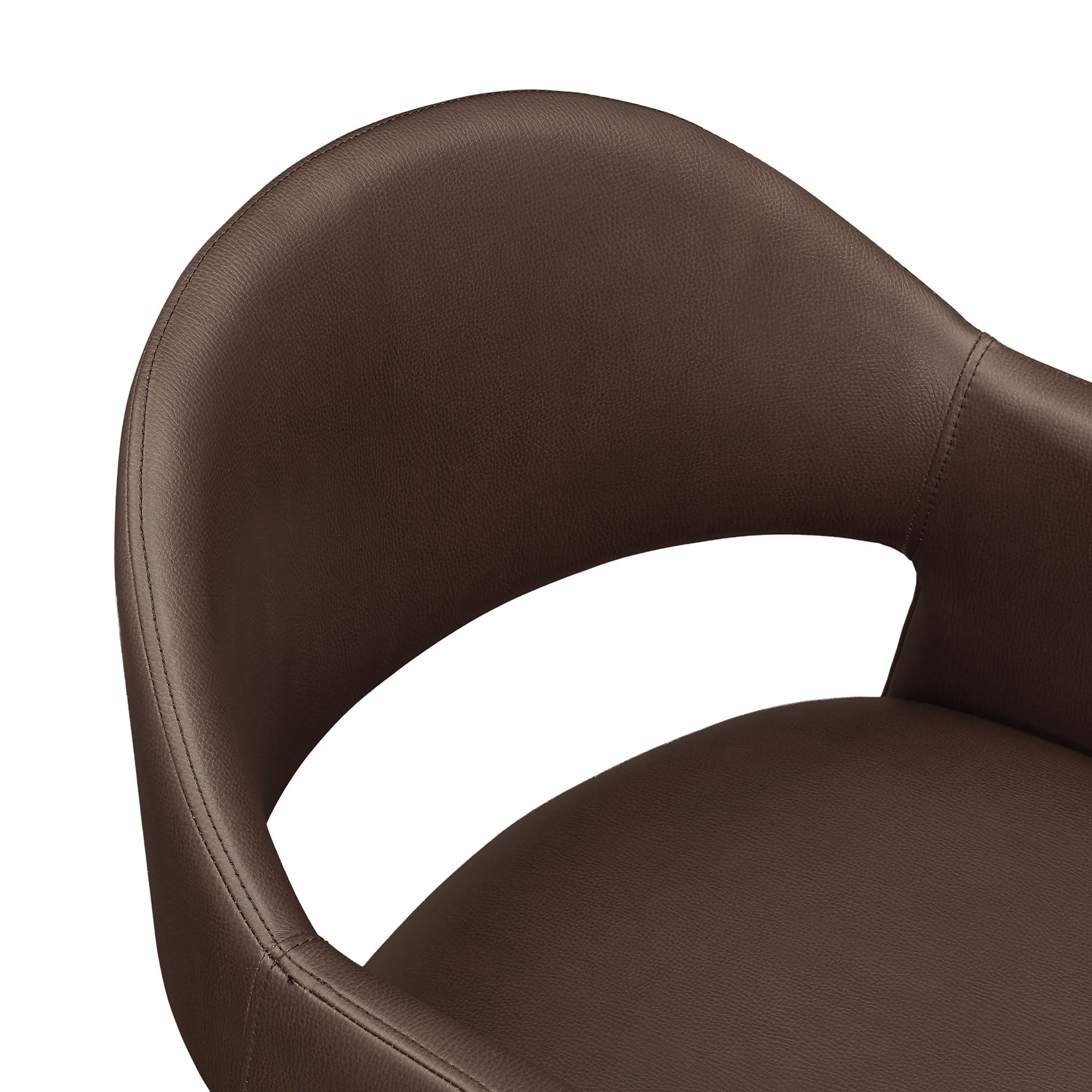 Talia 37 Inch Vegan Leather Counter Stool - Espresso