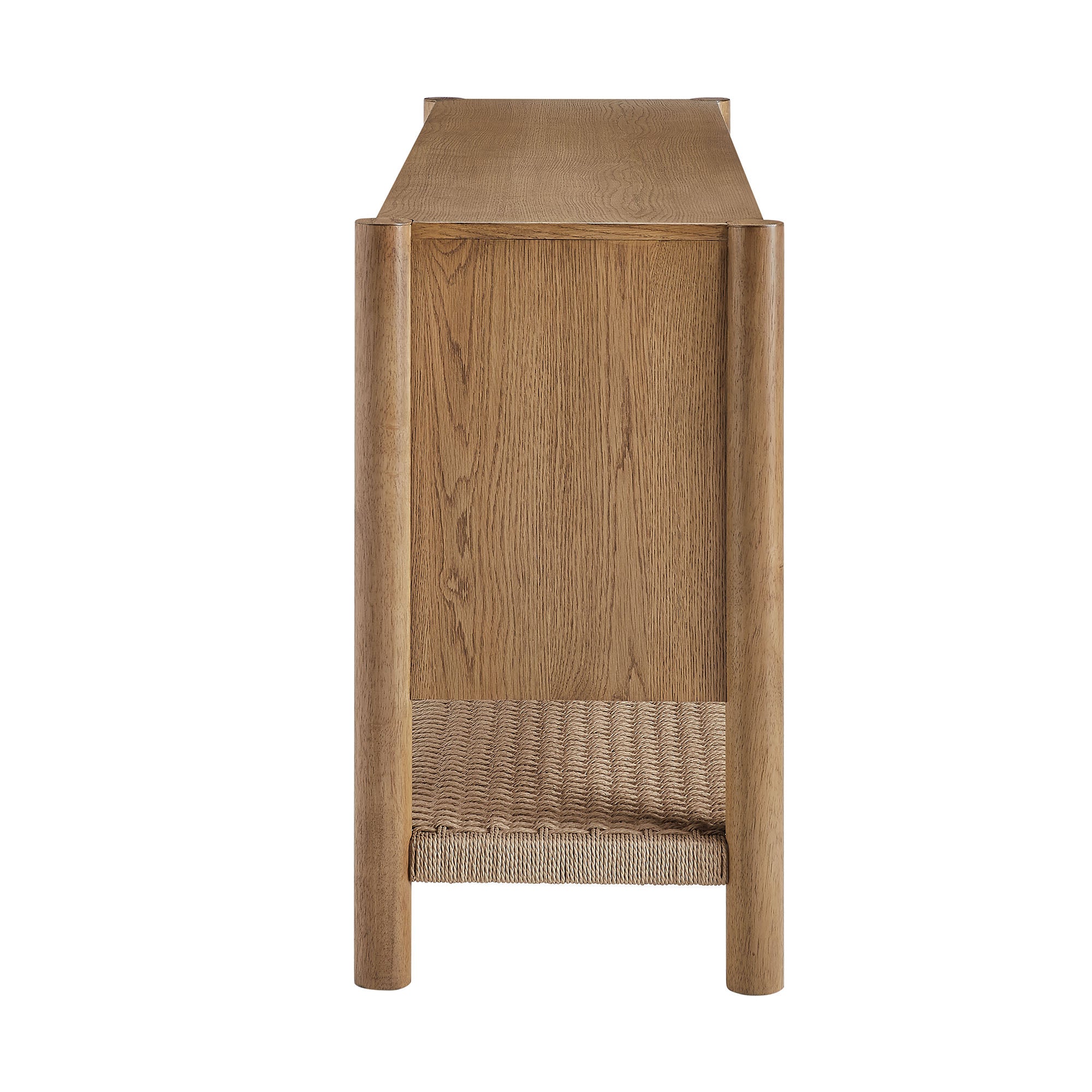 Taschen 4-Door Wood Sideboard Cabinet - Weathered Oak Natural